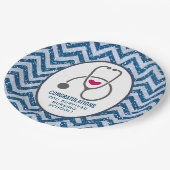 お生き延び前看護学校聴診器 ペーパープレート (アングル)