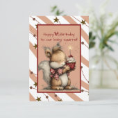 お生まれて1年!ウリ坊の誕生日おめでとう 招待状 (スタンド正面)