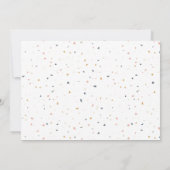 お生まれました フォト モダン ベビー 誕生 招待状 (裏面)