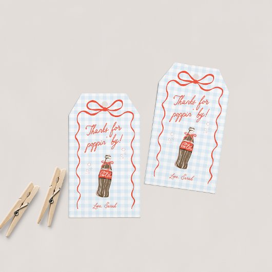 お産間近！ベイビーシャワー ギフトタグ