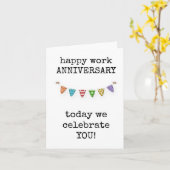 お疲れさまでした今日は祝お前 カード (黄色い花)