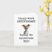 お疲れさまでした今日は祝お前 カード (黄色い花)