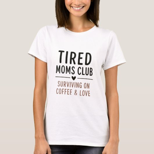 お疲れママ倶楽部 楽しい名言 Tシャツ (正面)