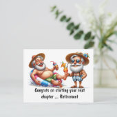 お疲れ様でした（引退おめでとう） ポストカード (スタンド正面)