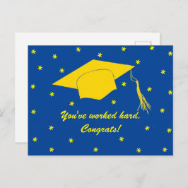 お疲れ様！おめでとう！ ポストカード