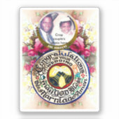 お疲れ結婚さまカスタムです シール (正面)