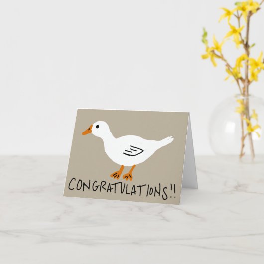 お疲れ カード (黄色い花)