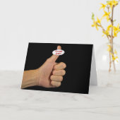 お疲れ！ カード (黄色い花)