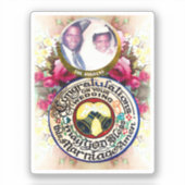 お疲結婚れカスタムさま シール (正面)