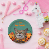 お皿の上のトリートください ペーパープレート (パーティー)