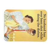 お皿を食べている間に夫は撃たれぬ マグネット (横)