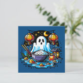 お盆のアート作品 招待状 (スタンド正面)