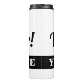 お盆のパーソナライズされたタンブラーマグ贈り物 タンブラー (裏面)