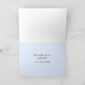 「お盆の旅と安全な旅」グリーティングカード サンキューカード (内部)