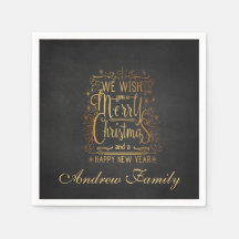 お目出の聖降誕祭ナプキンをおパーソナライズされた願い