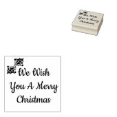 お目出の聖降誕祭ラバースタンプを押して下さい ラバースタンプ (押印)