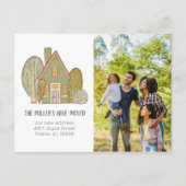 お知らせはがき | 新しい地区 案内ポストカード (正面)