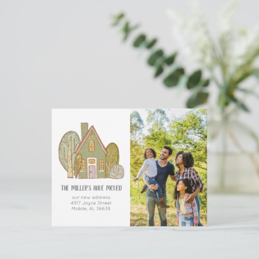 お知らせはがき | 新しい地区 案内ポストカード (スタンド正面)