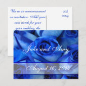 お知らせまたはご招待 - カスタマイズ 案内ポストカード (正面/裏面)