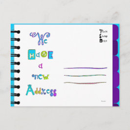 お知らせアドレス帳'Z'はがき 案内ポストカード