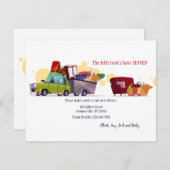 お知らせカードを移動しました 案内状 (正面/裏面)