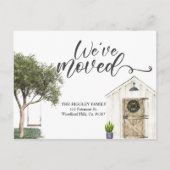 お知らせカード、住所変更カードの移動 案内ポストカード (正面)