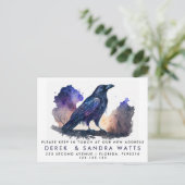 お知らせクロウの住所の変更 案内ポストカード (スタンド正面)