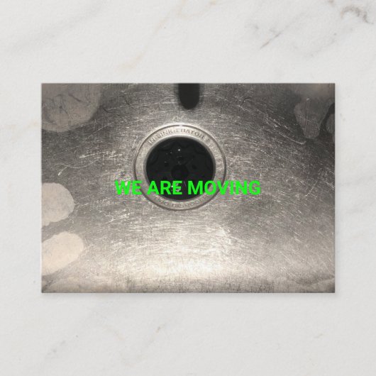 お知らせネオンの写真カスタムアドレスの移動 エンクロージャーカード (正面)