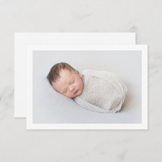 お知らせフォトエンクロージャカード エンクロージャーカード (正面/裏面)