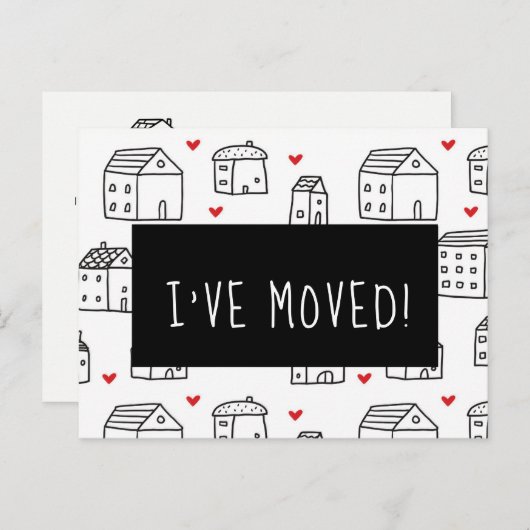 お知らせポストカードの移動 案内ポストカード (正面/裏面)