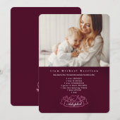 お知らせ写真採用のお知らせ 招待状 (正面/裏面)