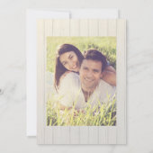 お知らせ写真 ラック ピンク ハイドランジア 木のフェンス セーブザデート (裏面)