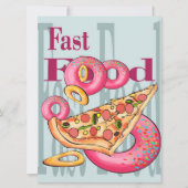 お知らせ招待状 | Fast Food (正面)