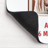 お知らせ生まれたばかりのAuntieパーソナライズベビー写真 マウスパッド (コーナー)