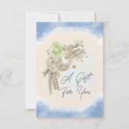 お知らせ用のギフト 案内状