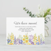 お知らせ黄色い青い紫のフローラ 案内状 (スタンド正面)