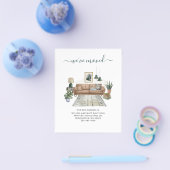 お知らせ かわいい引越しのお知らせ チラシ (シングル)