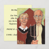 お知らせ：アメリカン・ゴシック・ランチに移転しました 案内状 (正面/裏面)