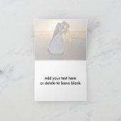 お知らせ |シンプル結婚の写真 サンキューカード (内部)