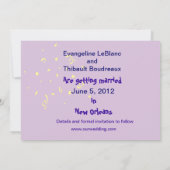 お知らせ フルール ド リス 結婚発表 セーブザデート (裏面)