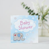 お知らせ - ベビーシャワー - 男の子 招待状 (スタンド正面)