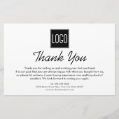 お知らせ |ロゴカスタムロゴ 便箋 (正面)