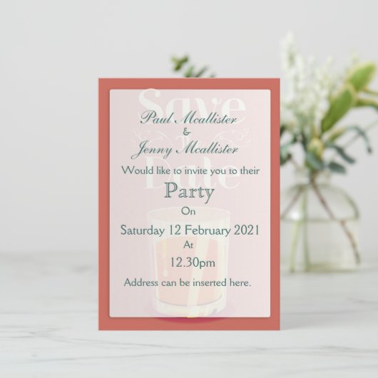 お知らせ ヴィンテージ ウイスキー ドリンク 招待状 (スタンド正面)