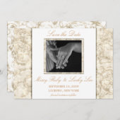 お知らせ 保存日付 招待状 (正面/裏面)