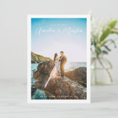 お知らせ 保存 日付付 肖像写真 白い枠 セーブザデート (スタンド正面)