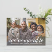 お知らせ 写真2枚 転居 移転のお知らせ 住所変更のお知らせ 案内状 (スタンド正面)