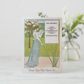 お知らせ/最新ニュース/女性がヘッドラインを読む セーブザデート (スタンド正面)