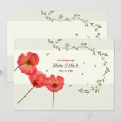 お知らせ 現代の発表 招待状 (正面/裏面)