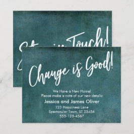 お知らせ - 良い変化を！ グランジ ティール 引っ越しのお知らせ 招待状