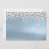 お知らせ 銀灰 青 スパーク ドリップス ラグジュアリー セーブザデート (裏面)